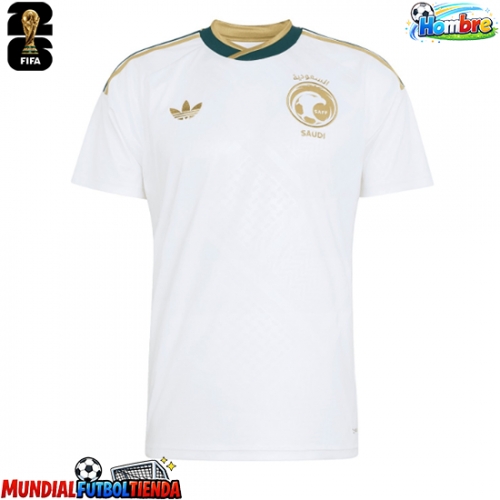 Camiseta Arabia Saudita Segunda Equipación Replica Mundial 2026 mangas cortas